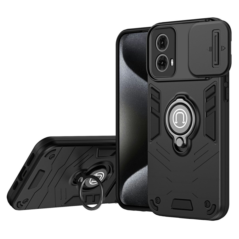 Θήκη Motorola Moto G85 5G - OEM - Σκληρή Πλάτη PC+TPU - Μαύρο - Stand Θήκη Motorola Moto G85 5G - OEM - Σκληρή Πλάτη PC+TPU - Μαύρο - Stand
