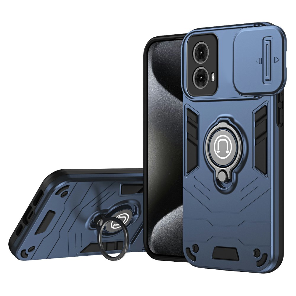 Θήκη Motorola Moto G85 5G - OEM - Σκληρή Πλάτη PC+TPU - Μπλε - Stand Θήκη Motorola Moto G85 5G - OEM - Σκληρή Πλάτη PC+TPU - Μπλε - Stand