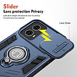 Θήκη Motorola Moto G85 5G - OEM - Σκληρή Πλάτη PC+TPU - Μπλε - Stand - Εικόνα 2