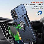 Θήκη Motorola Moto G85 5G - OEM - Σκληρή Πλάτη PC+TPU - Μπλε - Stand - Εικόνα 3