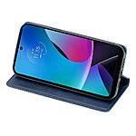 Θήκη Motorola Moto G85 5G - OEM - Flip Πορτοφόλι από Συνθετικό Δέρμα (PU) με TPU - Μπλε - Wallet/Stand - Εικόνα 3