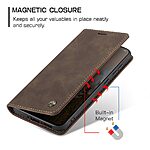 Θήκη OnePlus 15 5G - CASEME 013 - Flip Πορτοφόλι από Συνθετικό Δέρμα (PU) - Καφέ - Wallet/Stand - Εικόνα 10