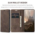 Θήκη OnePlus 15 5G - CASEME 013 - Flip Πορτοφόλι από Συνθετικό Δέρμα (PU) - Καφέ - Wallet/Stand - Εικόνα 3