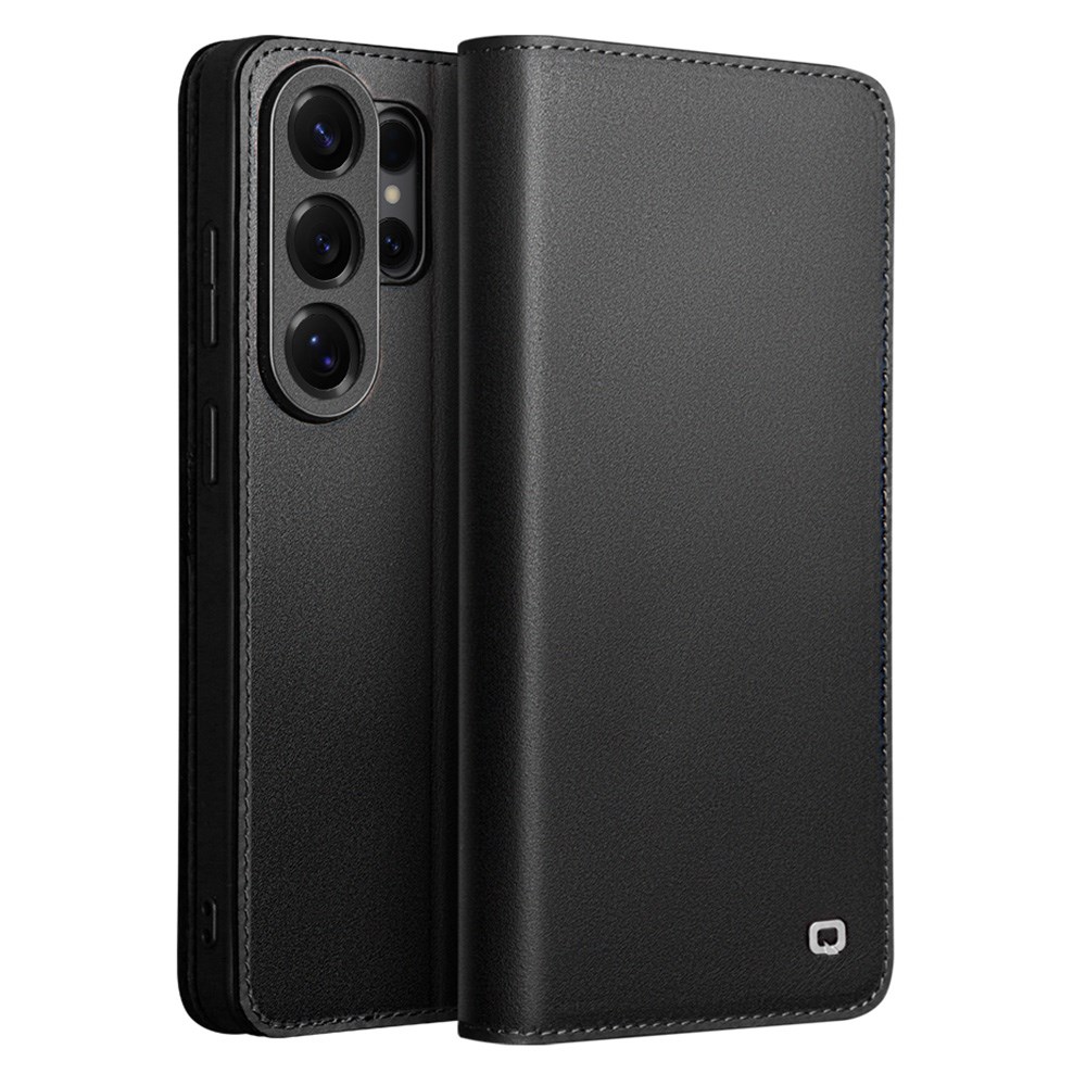 Θήκη Samsung Galaxy S26 Ultra 5G - QIALINO - Flip Πορτοφόλι από Αυθεντικό Δέρμα - Μαύρο - Wallet/Stand Θήκη Samsung Galaxy S26 Ultra 5G - QIALINO - Flip Πορτοφόλι από Αυθεντικό Δέρμα - Μαύρο - Wallet/Stand