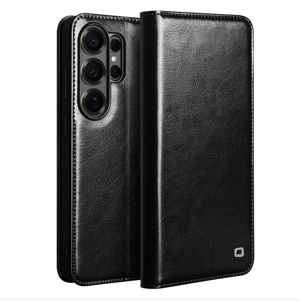 Θήκη Samsung Galaxy S26 Ultra 5G - QIALINO - Flip Πορτοφόλι από Αυθεντικό Δέρμα - Μαύρο - Wallet/Stand Θήκη Samsung Galaxy S26 Ultra 5G - QIALINO - Flip Πορτοφόλι από Αυθεντικό Δέρμα - Μαύρο - Wallet/Stand