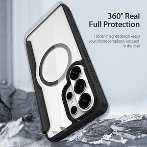 ΘΗΚΕΣ ΚΙΝΗΤΩΝ ΑΞΕΣΟΥΑΡ SAMSUNG GALAXY S3 MINI 20 Θήκη Samsung Galaxy S26 Ultra 5G - DUX DUCIS Skin X Pro Series - Flip Θήκη από Συνθετικό Δέρμα (PU) - Μαύρο - RFID - Εικόνα 2