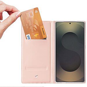 ΘΗΚΕΣ ΚΙΝΗΤΩΝ ΑΞΕΣΟΥΑΡ SAMSUNG GALAXY S3 MINI 18 Θήκη Samsung Galaxy S26 Ultra 5G - DUX DUCIS Skin Pro Series - Flip Πορτοφόλι από Συνθετικό Δέρμα (PU) με TPU - Ροζ - Stand/Wallet - Εικόνα 2