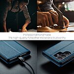Θήκη Samsung Galaxy S26 Ultra 5G - CASEME 023 - Flip Πορτοφόλι από Συνθετικό Δέρμα (PU) με TPU - Μπλε - RFID/Wallet/Stand - Εικόνα 3