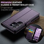 Θήκη Samsung Galaxy S26 Ultra 5G - CASEME 023 - Flip Πορτοφόλι από Συνθετικό Δέρμα (PU) με TPU - Μωβ - RFID/Wallet/Stand - Εικόνα 7
