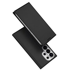 Θήκη Samsung Galaxy S26 Ultra 5G - DUX DUCIS Skin Pro Series - Flip Πορτοφόλι από Συνθετικό Δέρμα (PU) - Μαύρο - Wallet/Stand
