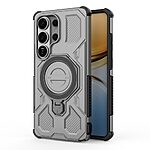 Θήκη Samsung Galaxy S26 Ultra 5G - WANLONFENG KJ Series - Σκληρή Πλάτη PC+TPU - Γκρι - Stand - Εικόνα 2