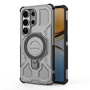 Θήκες Κινητών Αξεσουάρ Huawei P40 Pro Plus 34 Θήκη Samsung Galaxy S26 Ultra 5G - WANLONFENG KJ Series - Σκληρή Πλάτη PC+TPU - Γκρι - Stand - Εικόνα 2