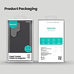 Θήκη Samsung Galaxy S26 Ultra 5G - NILLKIN Super Frosted Shield Pro - Σκληρή Πλάτη PC+TPU - Μαύρο - MagSafe - Εικόνα 4