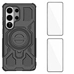 Θήκη Samsung Galaxy S26 Ultra 5G - WANLONFENG KJ Series - Σκληρή Πλάτη PC+TPU - Μαύρο - Stand