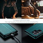 Θήκη Samsung Galaxy S26 Ultra 5G - CASEME 023 - Flip Πορτοφόλι από Συνθετικό Δέρμα (PU) με TPU - Πράσινο - RFID/Wallet/Stand - Εικόνα 3