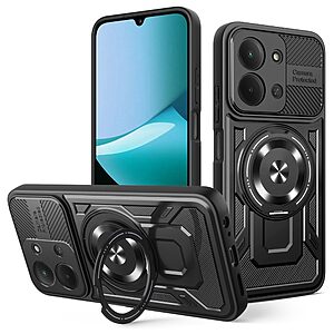 Θήκη Xiaomi Poco F8 Pro / Redmi K90 5G - OEM - Σκληρή Πλάτη PC+TPU - Μαύρο - Stand