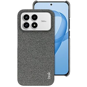 Θήκη Xiaomi Poco F8 Pro / Redmi K90 5G - IMAK Ruiyi Series - Σκληρή Πλάτη από Συνθετικό Δέρμα (PU) - Γκρι Σκούρο
