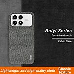 Θήκη Xiaomi Poco F8 Pro / Redmi K90 5G - IMAK Ruiyi Series - Σκληρή Πλάτη από Συνθετικό Δέρμα (PU) - Γκρι Σκούρο - Εικόνα 3