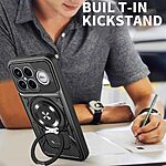 Θήκη Xiaomi Poco F8 Ultra / Redmi K90 Pro Max 5G - OEM - Σκληρή Πλάτη PC+TPU - Μπλε - Stand - Εικόνα 2