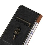 Θήκη Xiaomi Redmi K90 5G / Poco F8 Pro - KHAZNEH - Flip Πορτοφόλι από Αυθεντικό Δέρμα - Μαύρο - RFID/Wallet/Stand - Εικόνα 5
