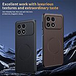 Θήκη Xiaomi Redmi K90 5G / Poco F8 Pro - OEM - Πλάτη από Συνθετικό Δέρμα (PU) + PC - Μαύρο - Εικόνα 5