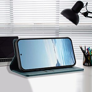 Θήκες Κινητών Αξεσουάρ Xiaomi Poco F8 Pro 44 Θήκη Xiaomi Redmi K90 5G / Poco F8 Pro - OEM - Flip Πορτοφόλι από Συνθετικό Δέρμα (PU) με TPU - Πράσινο Σκούρο - RFID/Wallet/Stand - Εικόνα 2