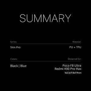 Θήκη Xiaomi Redmi K90 Pro Max 5G / Poco F8 Ultra - DUX DUCIS Skin Pro Series - Flip Πορτοφόλι από Συνθετικό Δέρμα (PU) με TPU - Μπλε - Wallet/Stand - Εικόνα 2