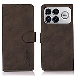 Θήκη Xiaomi Redmi K90 Pro Max 5G / Poco F8 Ultra - KHAZNEH - Flip Πορτοφόλι από Συνθετικό Δέρμα (PU) με TPU - Καφέ - Wallet/Stand