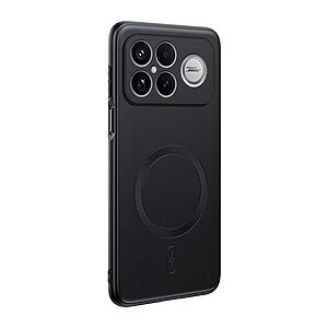 Θήκη Xiaomi Redmi K90 Pro Max 5G / Poco F8 Ultra - OEM - Πλάτη από Συνθετικό Δέρμα (PU) με TPU - Μαύρο