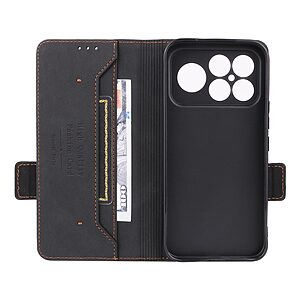 Θήκη Xiaomi Redmi K90 Pro Max 5G / Poco F8 Ultra - OEM - Flip Πορτοφόλι από Συνθετικό Δέρμα (PU) με TPU - Μαύρο - Wallet/Stand - Εικόνα 2