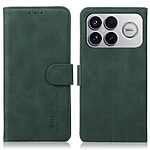 Θήκη Xiaomi Redmi K90 Pro Max 5G / Poco F8 Ultra - KHAZNEH - Flip Πορτοφόλι από Συνθετικό Δέρμα (PU) με TPU - Πράσινο - Wallet/Stand