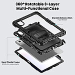 Θήκη Mad Mask 360 με διάφανη προστατευτική πρόσοψη για tablet  Lenovo Tab M11 11.0" TB-330/ Lenovo Idea Tab 11.0" TB-336 μαύρο - Image 7