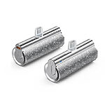 Mini Power Bank Lipstick 5000mAh VEGER W0573 - Ενσωματωμένη έξοδος USB-C , Ασημί - Image 6