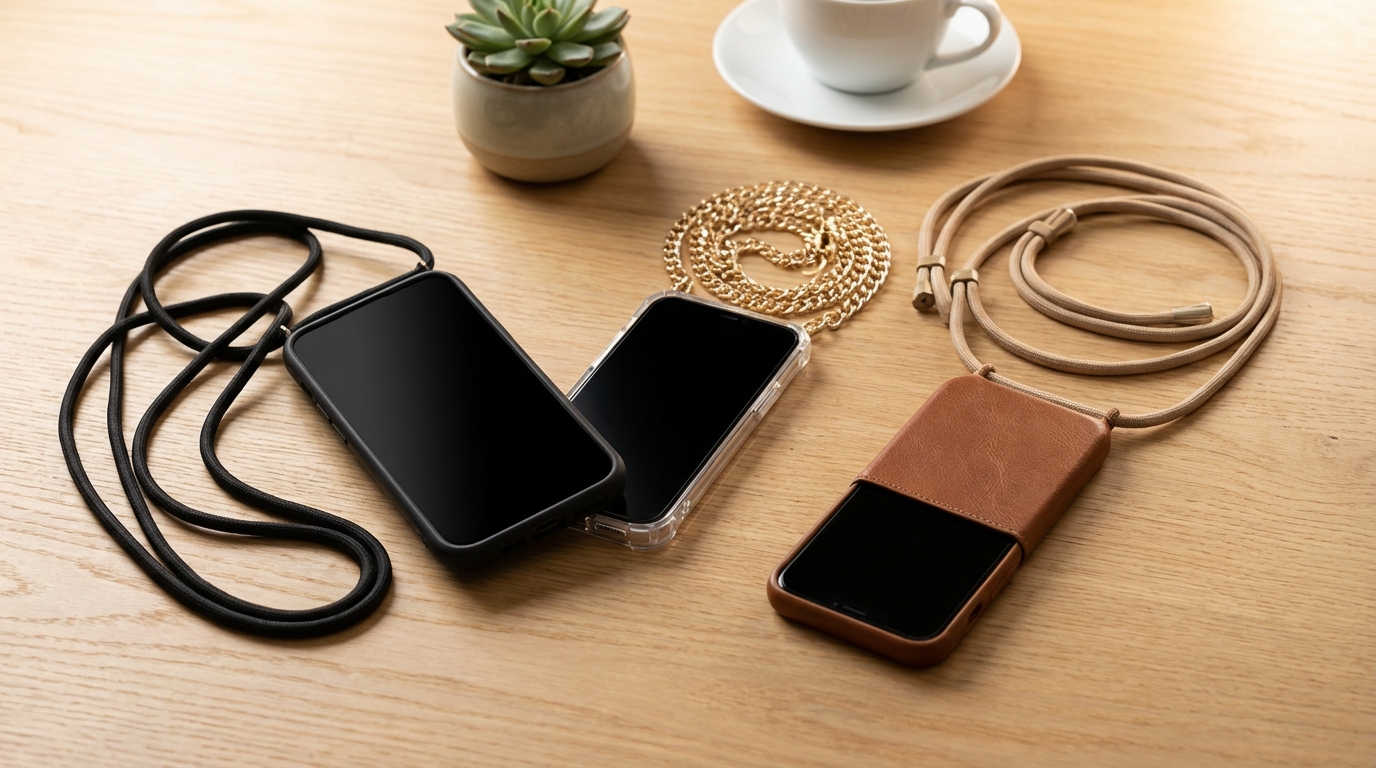 Θηκη κινητου με κορδονι - crossbody θηκες με κορδονι αλυσιδα και δερμα