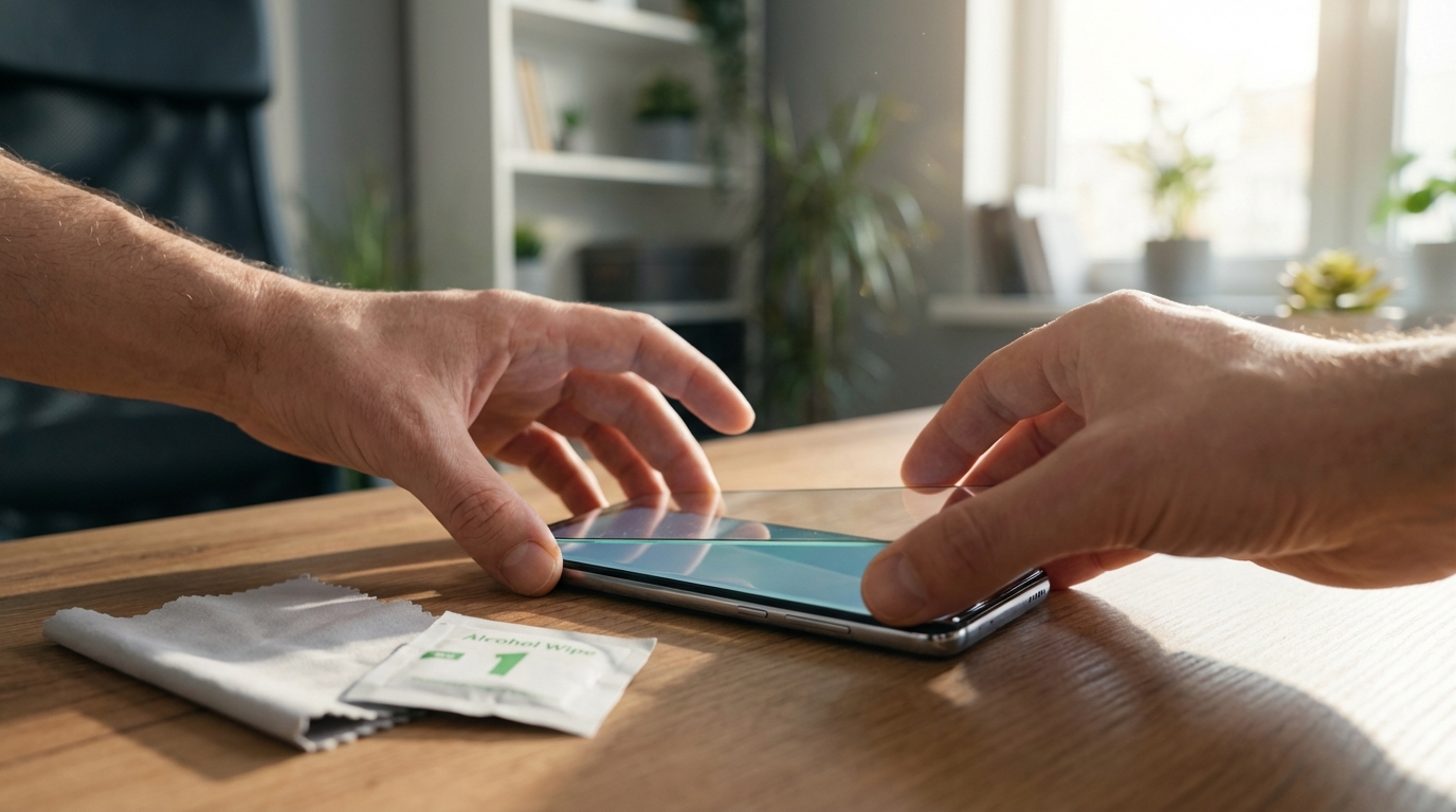 Tempered glass τοποθέτηση εφαρμογή προστατευτικό οθόνης κινητού