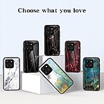 Σκληρή Πλάτη PC + Tempered Glass για Honor 400 Smart 5G / 400 Smart 4G / X7d 4G από OEM σε Σμαραγδί χρώμα με μάρμαρο μοτίβο.