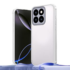 Σκληρή Πλάτη PC+TPU για Honor 400 Smart 5G και Honor X7d 4G από OEM σε Λευκό χρώμα με ενισχυμένες γωνίες και airbag προστασία.