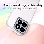 Σκληρή Πλάτη PC+TPU για Honor 400 Smart 5G και Honor X7d 4G από OEM σε Λευκό χρώμα με ενισχυμένες γωνίες και airbag προστασία.