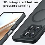 Σκληρή Πλάτη PC+TPU για το Honor 400 Smart 5G / 4G και X7d 4G από OEM σε μαύρο χρώμα με matte φινίρισμα και μαγνητική συμβατότητα.