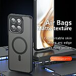 Σκληρή Πλάτη PC+TPU για το Honor 400 Smart 5G / 4G και X7d 4G από OEM σε μαύρο χρώμα με matte φινίρισμα και μαγνητική συμβατότητα.