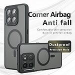 Σκληρή Πλάτη PC+TPU για το Honor 400 Smart 5G / 4G και X7d 4G από OEM σε μαύρο χρώμα με matte φινίρισμα και μαγνητική συμβατότητα.