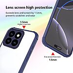 Σκληρή Πλάτη PC+TPU για Honor 400 Smart από OEM σε Μπλε χρώμα με ενισχυμένες γωνίες και προστασία από κρούσεις.