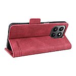 Flip Πορτοφόλι από Συνθετικό Δέρμα (PU) με TPU για Honor 400 Smart 4G σε Ροζ χρώμα με θήκες καρτών και ενσωματωμένη βάση στήριξης.