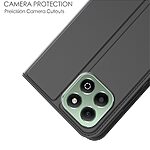 Flip Πορτοφόλι από Συνθετικό Δέρμα (PU) με TPU για το Honor 400 Smart σε Μαύρο χρώμα, με θήκη κάρτας, μαγνητικό κλείσιμο και ενσωματωμένη βάση στήριξης.