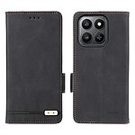 Flip Πορτοφόλι από Συνθετικό Δέρμα (PU) με TPU για το Honor 400 Smart σε Μαύρο χρώμα, με θήκες καρτών και ενσωματωμένη βάση στήριξης.