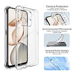 Πλάτη TPU για το Honor 400 Smart από την IMAK σε διάφανο χρώμα με τεχνολογία Airbag στις γωνίες για αντικραδασμική προστασία και θηλιά λουρακιού.