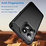 Πλάτη TPU για Honor 400 Smart από OEM σε Μαύρο χρώμα με υφή Carbon Fiber και ανθεκτική προστασία από κρούσεις.