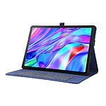 Flip Θήκη από Συνθετικό Δέρμα (PU) με TPU για Lenovo Idea Tab Plus από OEM σε Μπλε χρώμα με θήκες καρτών και ρυθμιζόμενο Stand.