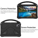 Πλάτη EVA για Lenovo Idea Tab Plus από OEM σε Μαύρο χρώμα με ενσωματωμένο Stand και λαβή για εύκολη μεταφορά.