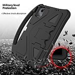 Πλάτη EVA για Lenovo Idea Tab Plus από OEM σε Μαύρο χρώμα με ενσωματωμένο Stand και λαβή για εύκολη μεταφορά.